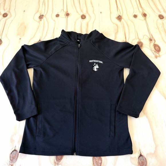 Antigua Jackets & Blazers - Women's Antigua Black Northeastern Huskies Generation Full-Zip Jacket Size Small